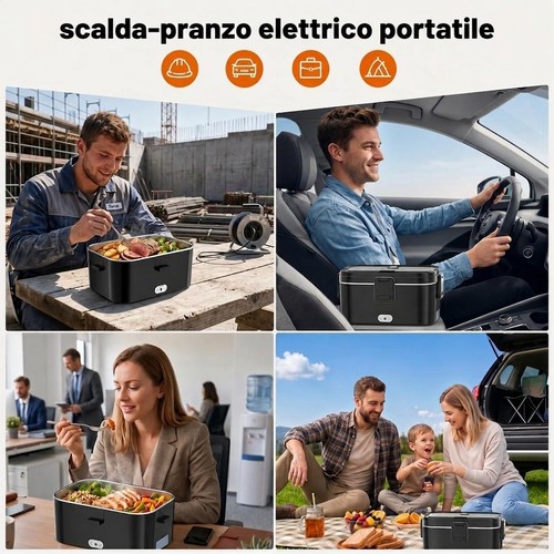 Scalda pranzo elettrico - scalda-pranzo,